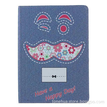 Creative Cartoon Mustache Cases for iPad 2/3/4 with Holder